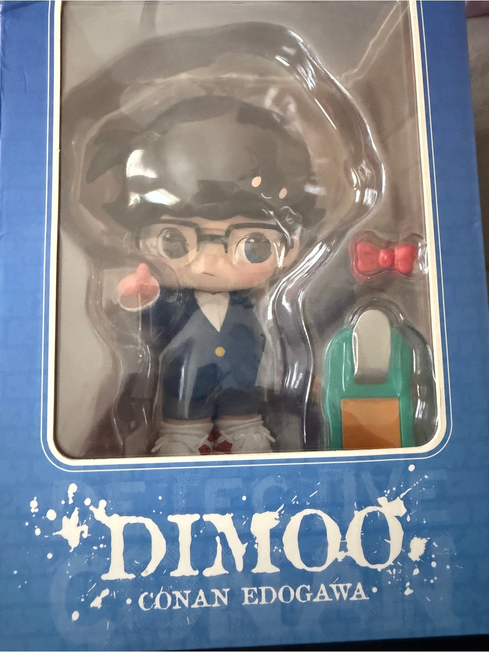 Highly Collectible DIMOO “CONAN EDOGAWA” Figure - Blue Outfit